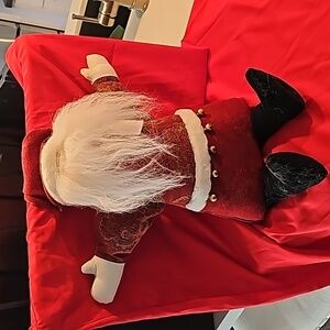 Woof and Poof Tall Musicbox Santa